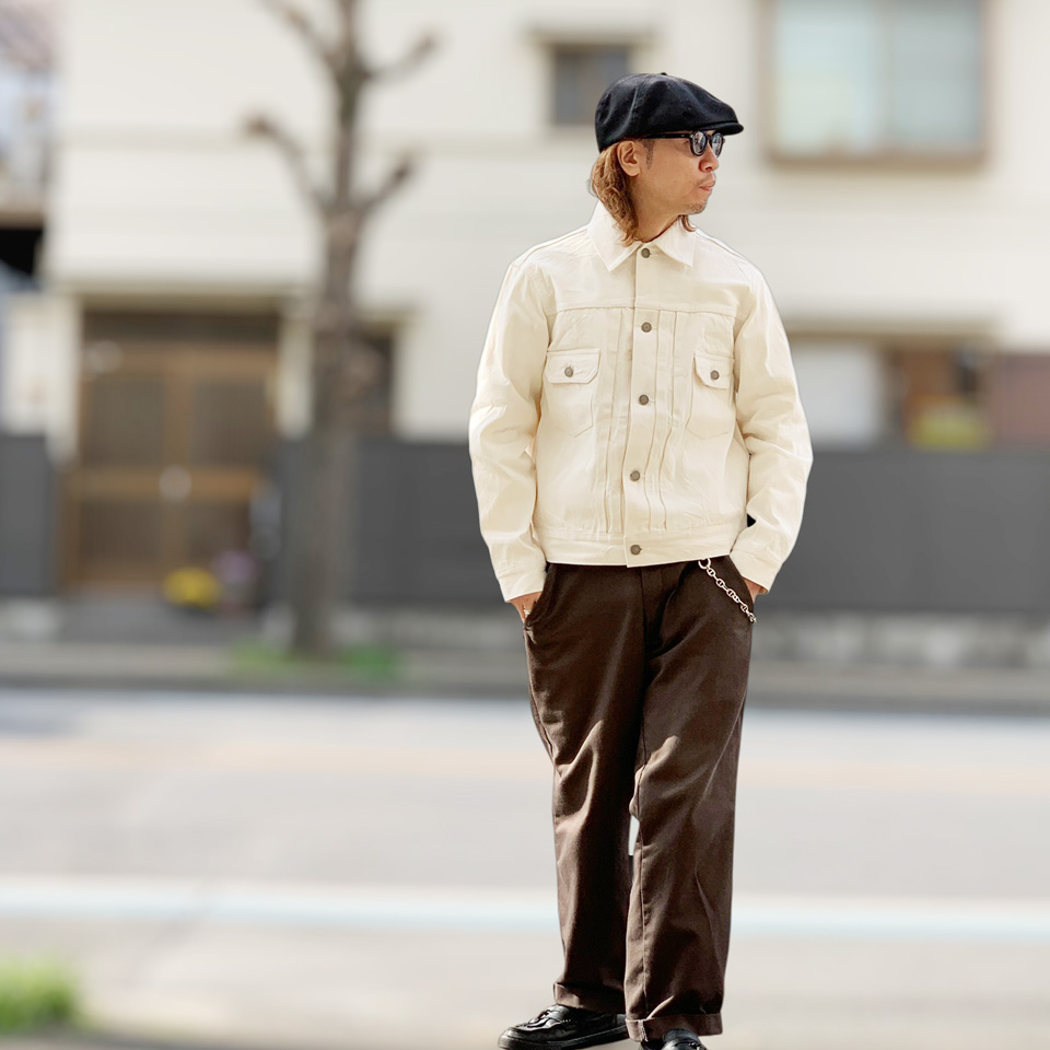 SUGAR CANE シュガーケーン デニムジャケット Gジャン 13oz. WHITE