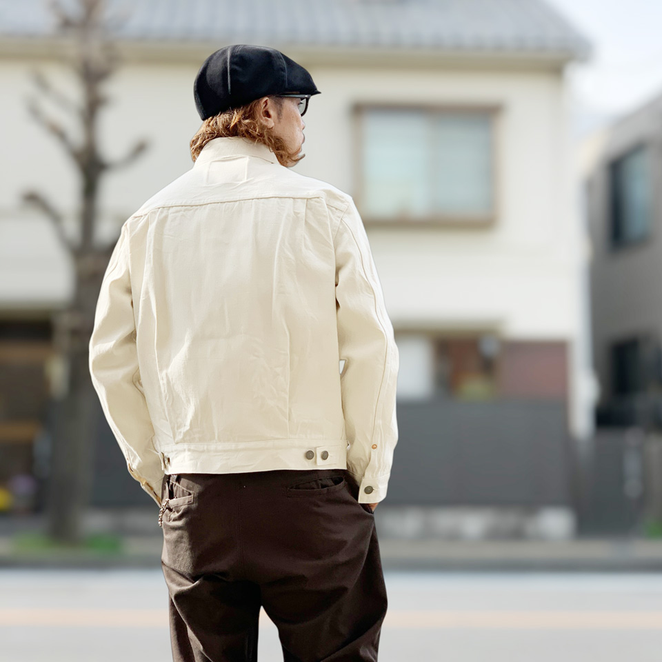SUGAR CANE シュガーケーン デニムジャケット Gジャン 13oz. WHITE
