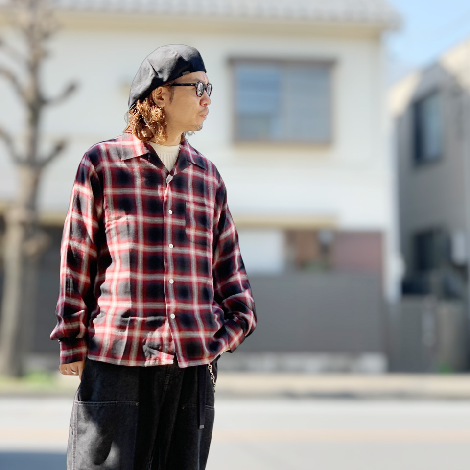 SUGAR CANE 全2色 シュガーケーン オンブレチェックシャツ RAYON OMBRE
