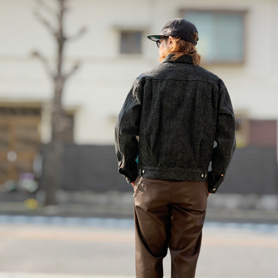SUGAR CANE シュガーケーン デニムジャケット Gジャン 14.25oz. BLACK