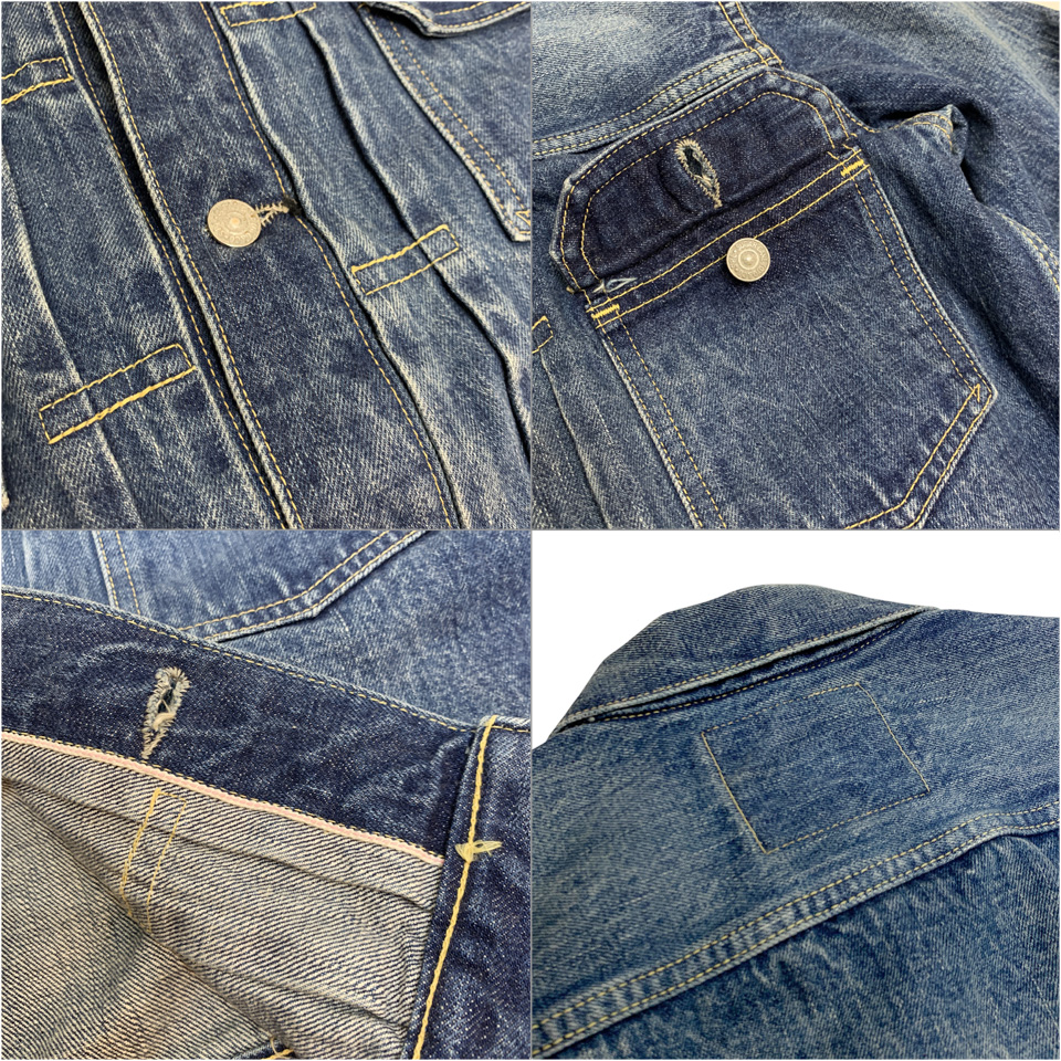 SUGAR CANE シュガーケーン デニムジャケット Gジャン 14.25oz. DENIM 