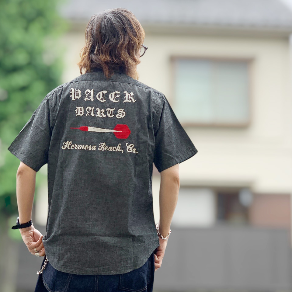 SUGAR CANE シュガーケーン 半袖シャンブレーシャツ CHAMBRAY WORK