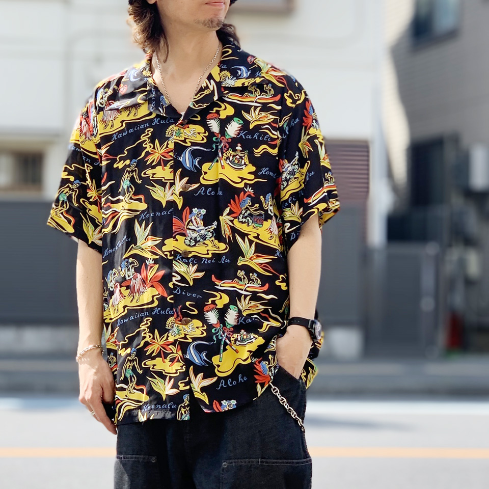 SUN SURF サンサーフ アロハシャツ ハワイアンシャツ HAWAIIAN S