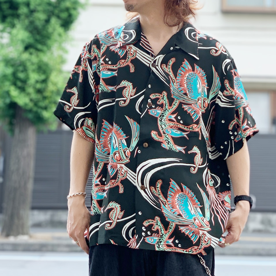 SUN SURF サンサーフ アロハシャツ ハワイアンシャツ RAYON