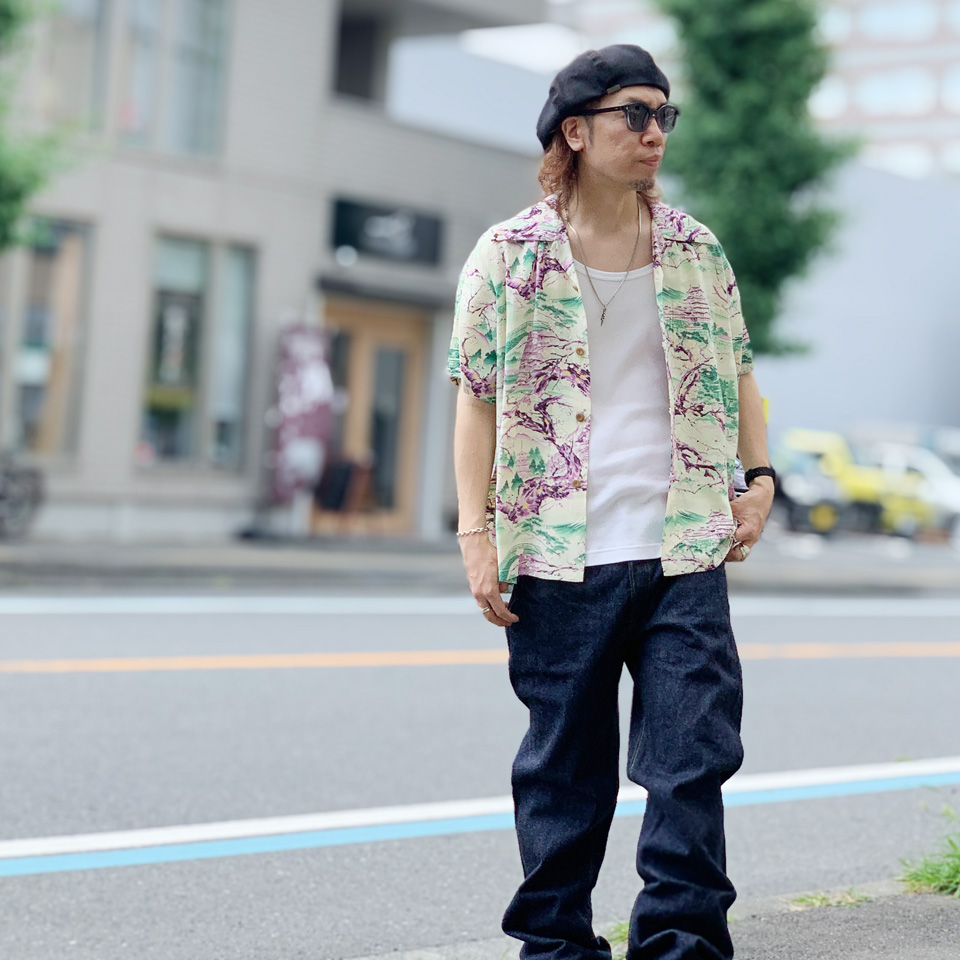 SUN SURF サンサーフ アロハシャツ ハワイアンシャツ RAYON HAWAIIAN S