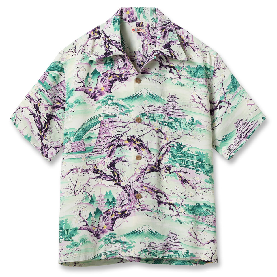 SUN SURF サンサーフ アロハシャツ ハワイアンシャツ RAYON HAWAIIAN S