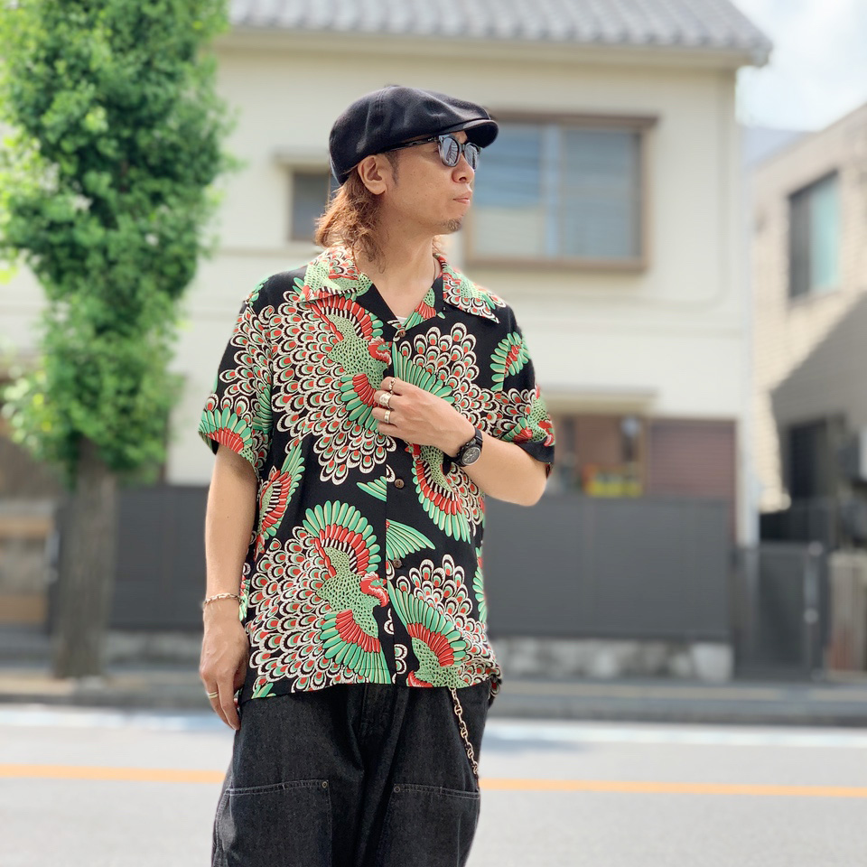 SUN SURF アロハシャツ M 黒/多色 SUN SURF サンサーフ アロハシャツ ハワイアンシャツ RAYON