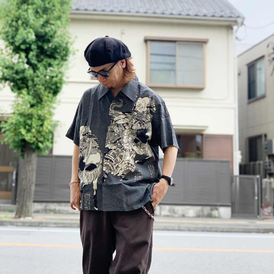 SUN SURF サンサーフ アロハシャツ ハワイアンシャツ × 葛飾北斎