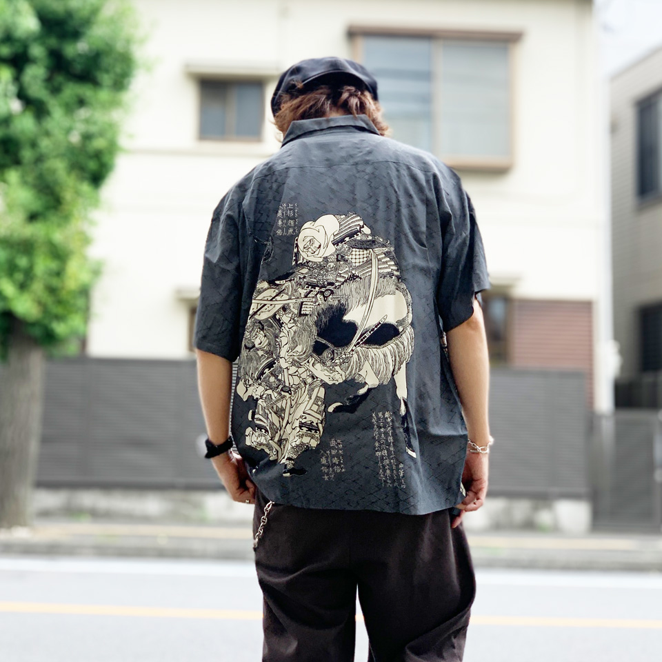 SUN SURF サンサーフ アロハシャツ ハワイアンシャツ × 葛飾北斎