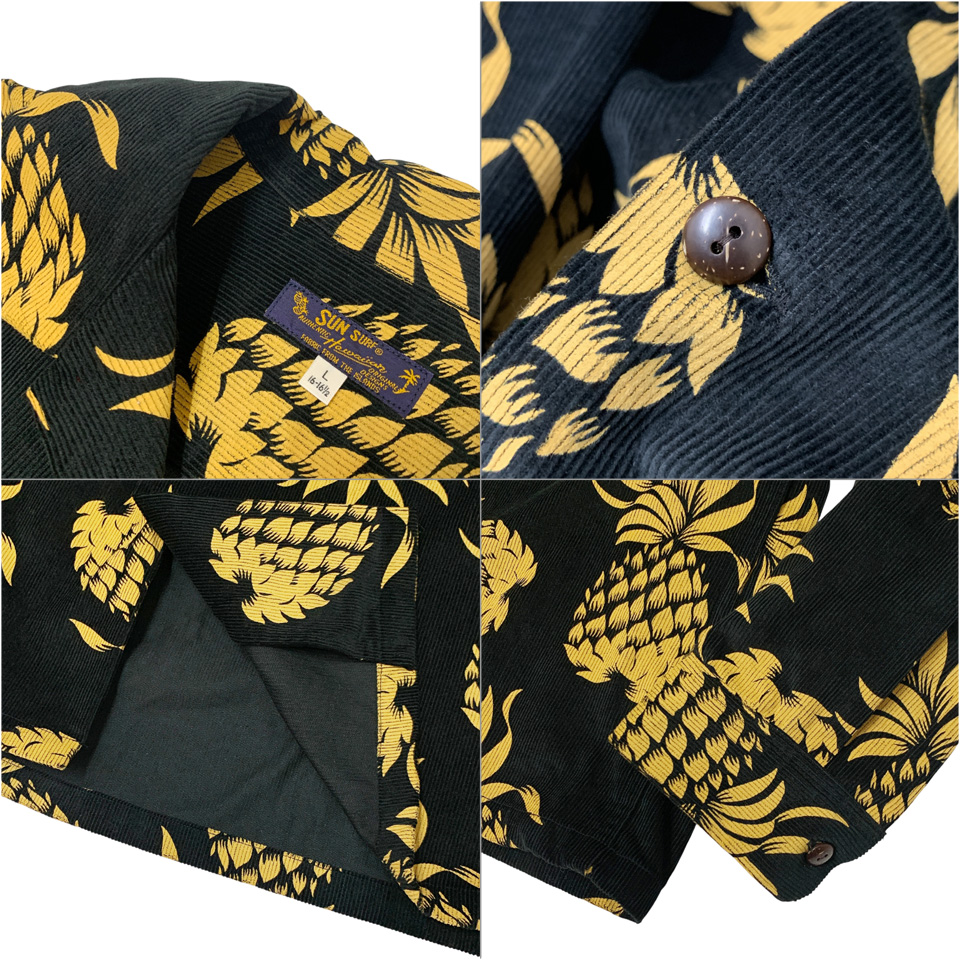 k*a様 SUN SURF 長袖アロハシャツ コーデュロイ XL SUN SURF サンサーフ コーデュロイシャツ L/S CORDUROY SHIRT “DUKE'S