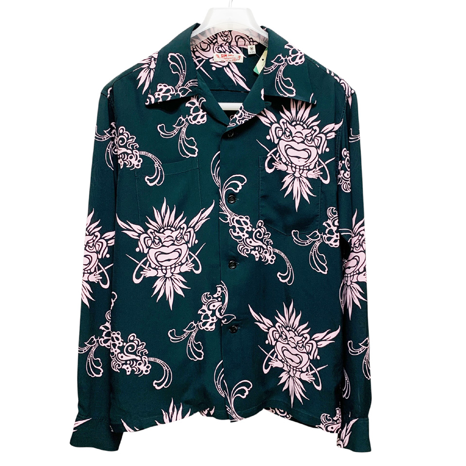 SUN SURF サンサーフ アロハシャツ ハワイアンシャツ HAWAIIAN RAYON L