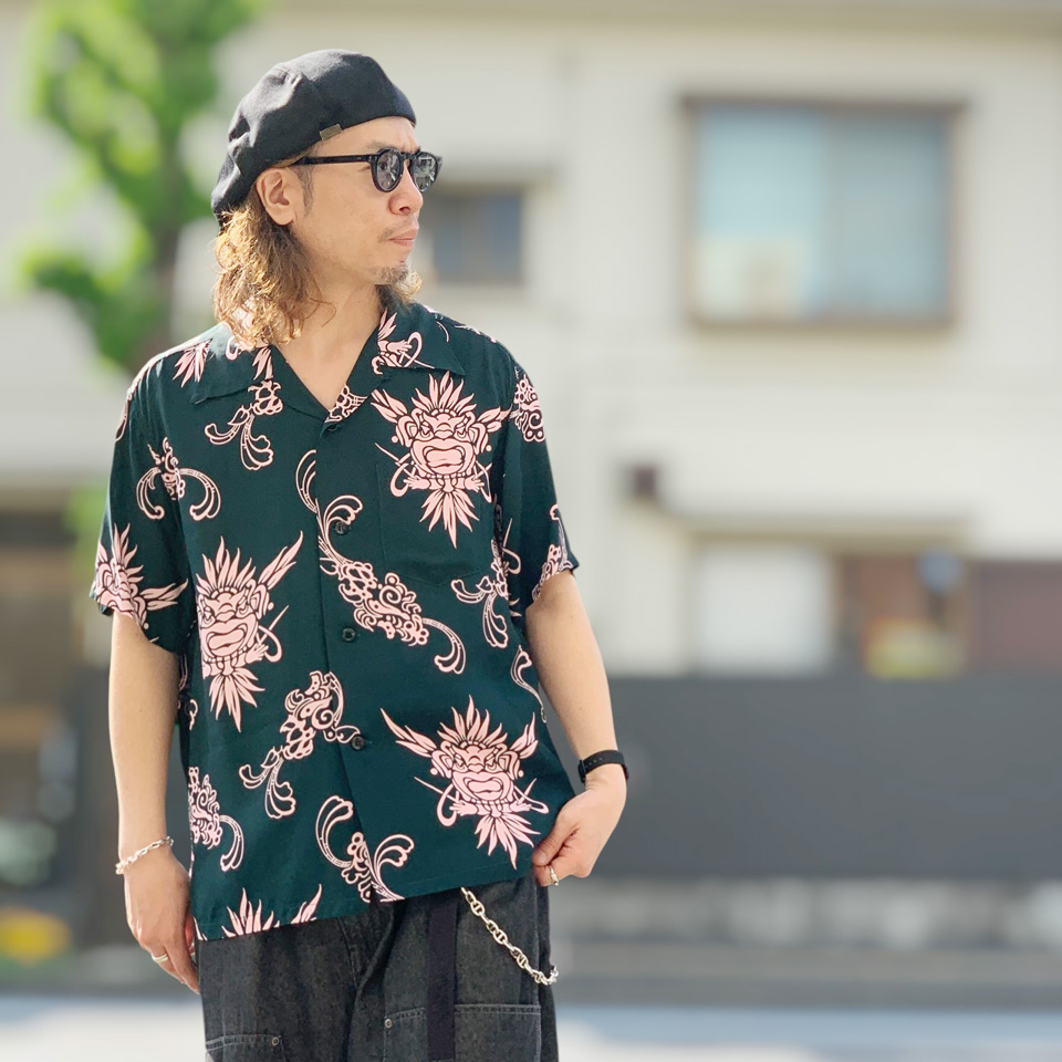 サンサーフ SUN SURF ハワイアン アロハ シャツ 半袖 ブラックXL SUN SURF サンサーフ アロハシャツ ハワイアンシャツ RAYON HAWAIIAN