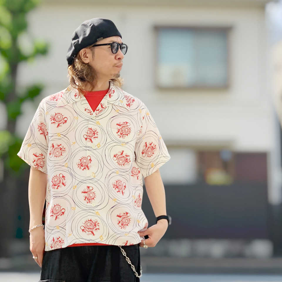 SUN SURF アロハシャツ XL オフホワイト SUN SURF サンサーフ アロハシャツ ハワイアンシャツ RAYON HAWAIIAN
