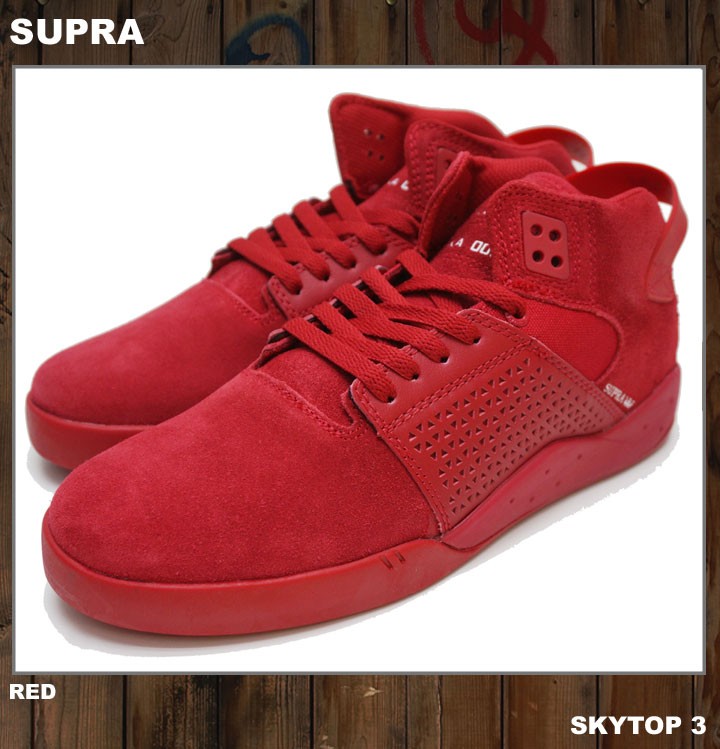 スープラ SUPRA SKYTOP3 スカイトップ3 RED 赤 レッド 08000-605