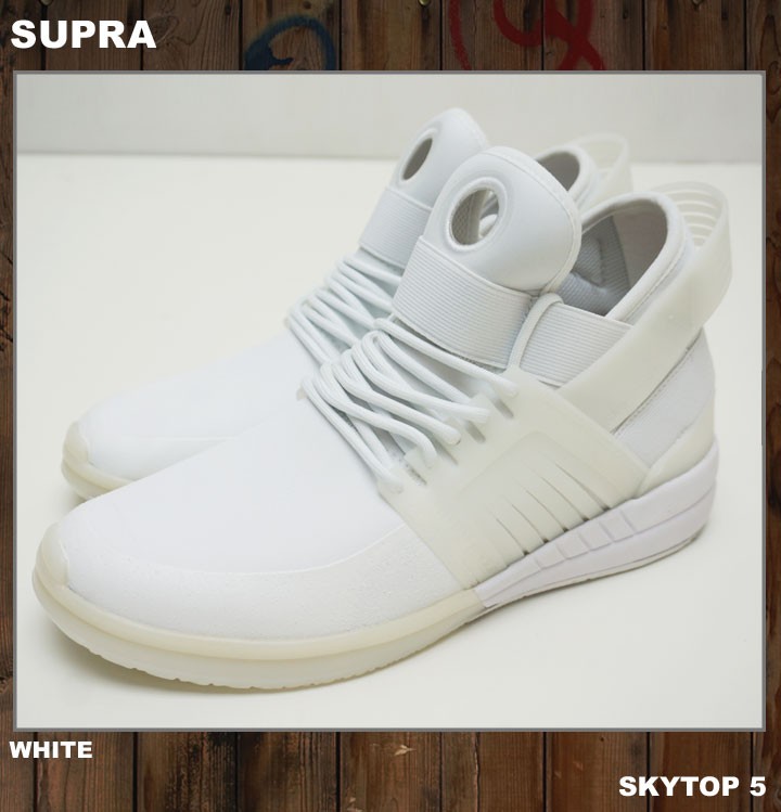 超美品✨SUPRA スープラ SKYTOP5 V スカイトップ5 24cm SUPRA FOOTWEAR スープラ スカイトップ2 SKYTOP2 BLACK/BLACK