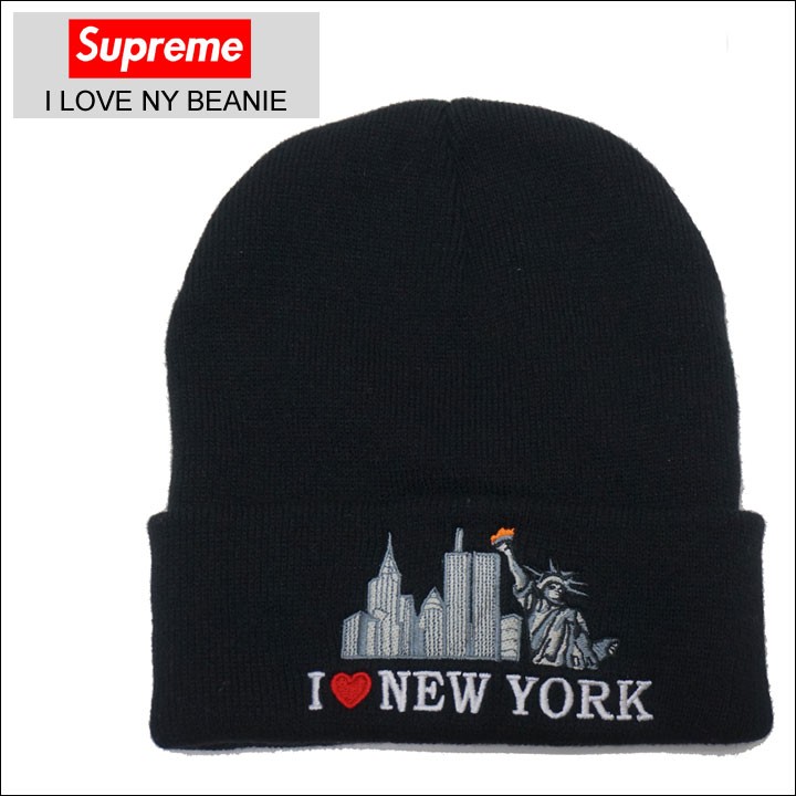 SUPREME シュプリーム ニットキャップ I LOVE NY BEANIE ホワイト 白 WHITE