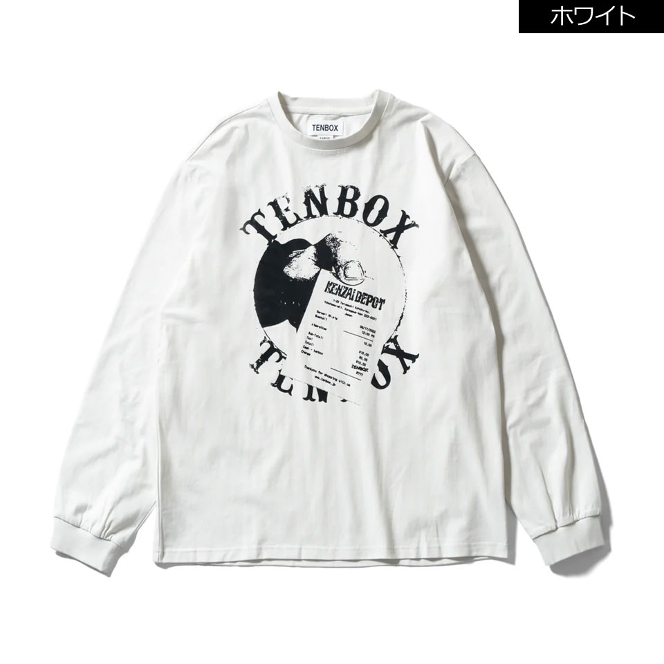 SALE セール 全2色 TENBOX 10匣 テンボックス ロンT Tシャツ KENZAI L
