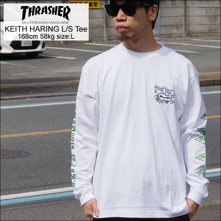 Keith Haring スケートボード長袖Tシャツ XLサイズ メーカー Haring Keith スケートボード長袖Tシャツ XLサイズ