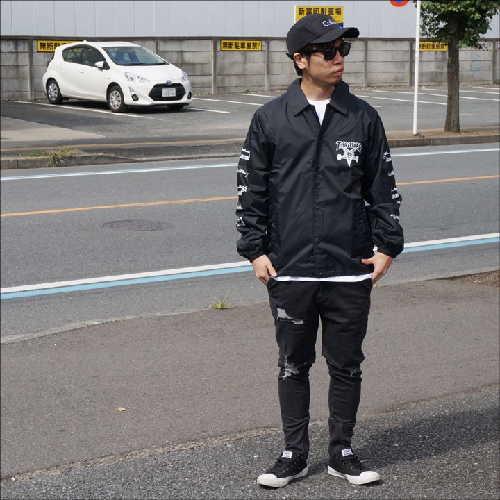 THRASHER スラッシャー コーチジャケット KEITH HARING COACH