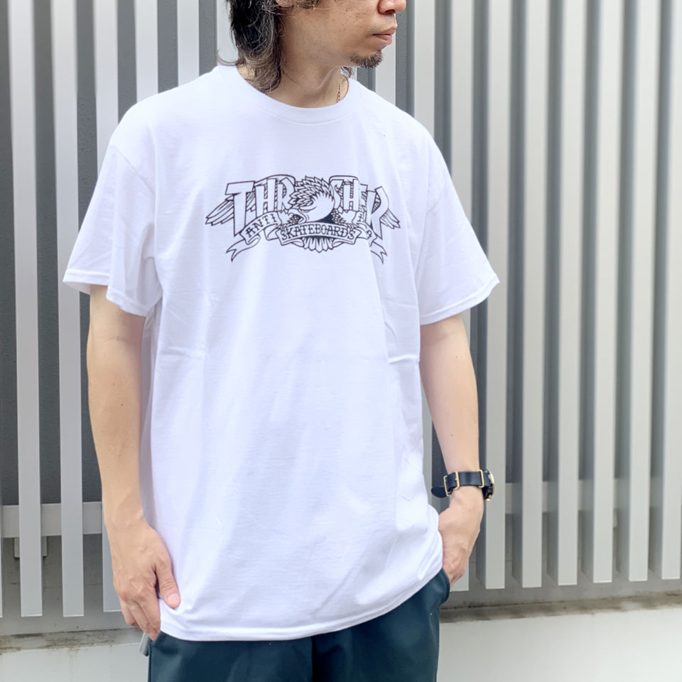 THRASHER スラッシャー Tシャツ ANTIHERO MAG BANNER SS Tee