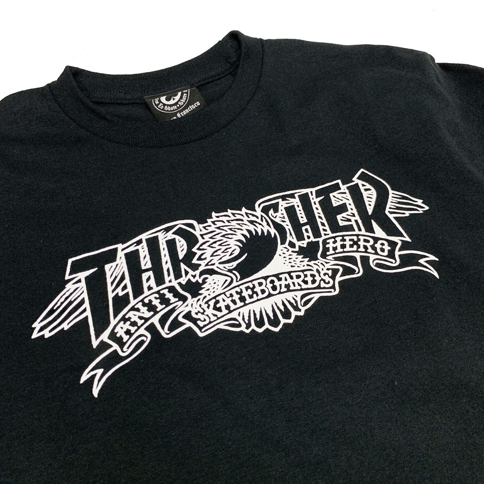 UNDERR THRASHER ロンハーマン コラボフーディ XLサイズ グレー UNDERR THRASHER ロンハーマン コラボフーディ XLサイズ グレー