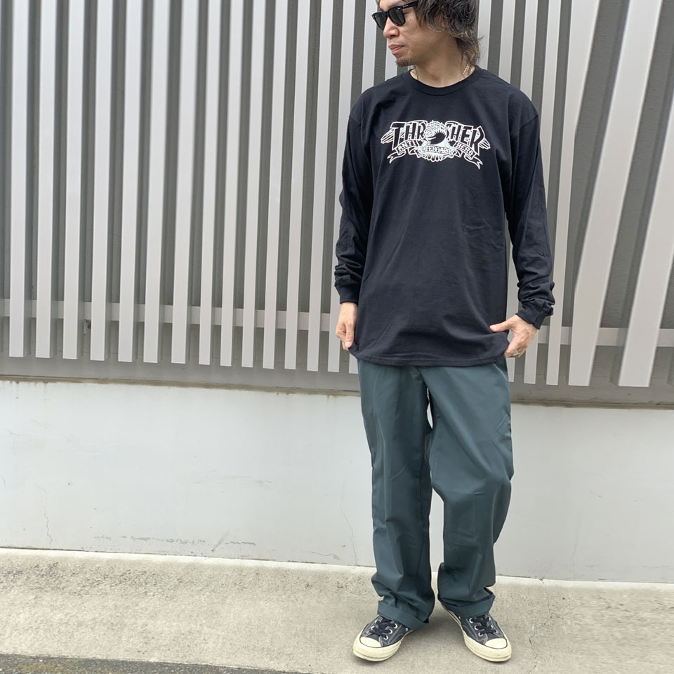 UNDERR THRASHER ロンハーマン コラボ　フーディ Mサイズ グレー UNDERR THRASHER ロンハーマン コラボ フーディ Mサイズ グレー
