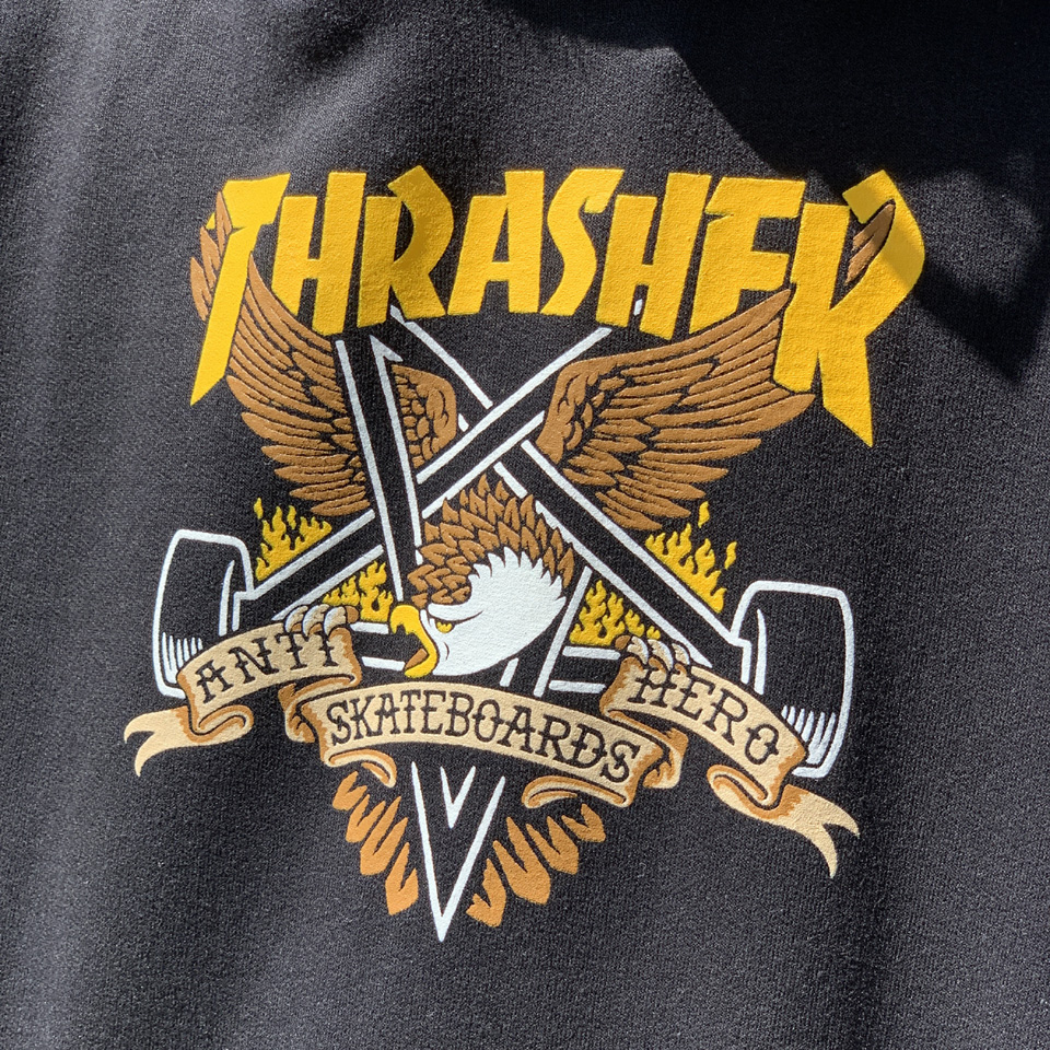 THRASHER（スラッシャー） パーカー ANTIHERO EAGLE GRAM P/O HOODIE 