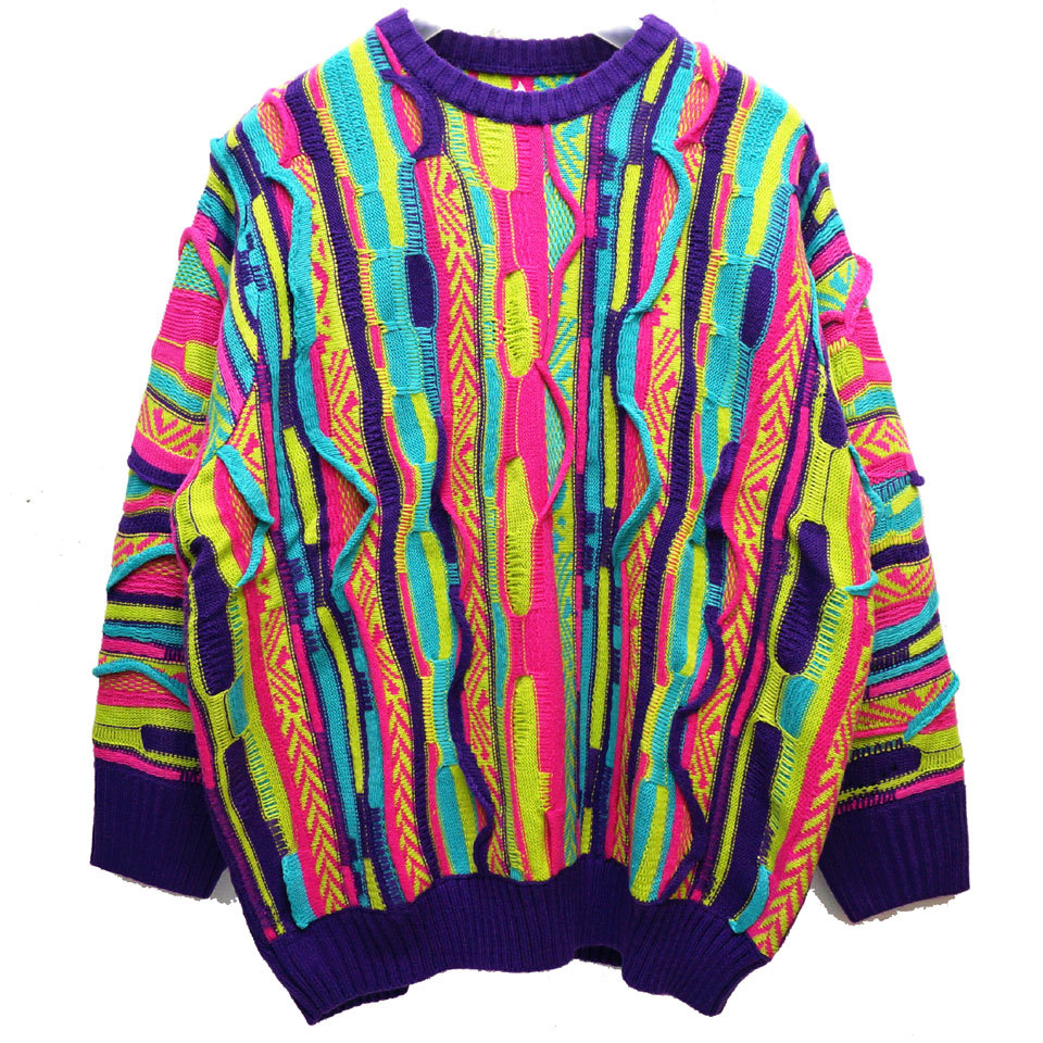 スリフティルック THRIFTY LOOK クルーネックニット セーター 3D