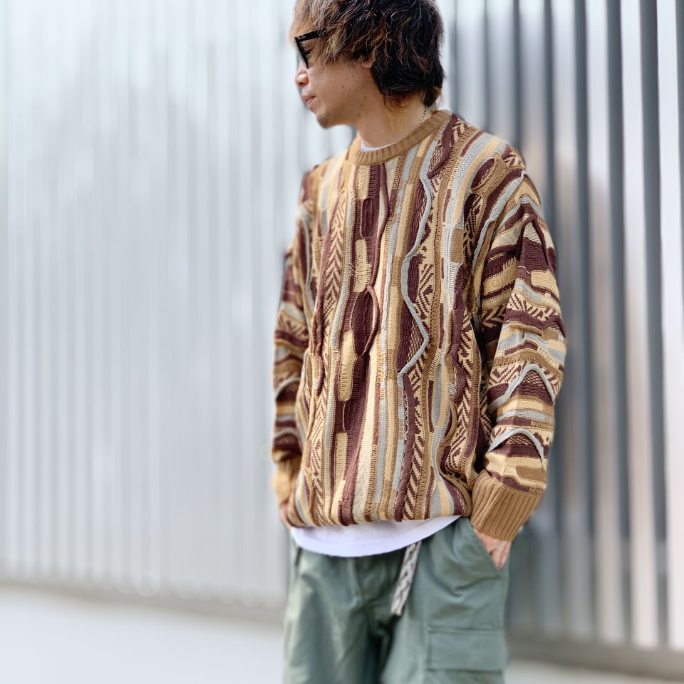 COOGI クルーネック セーター ブラウン