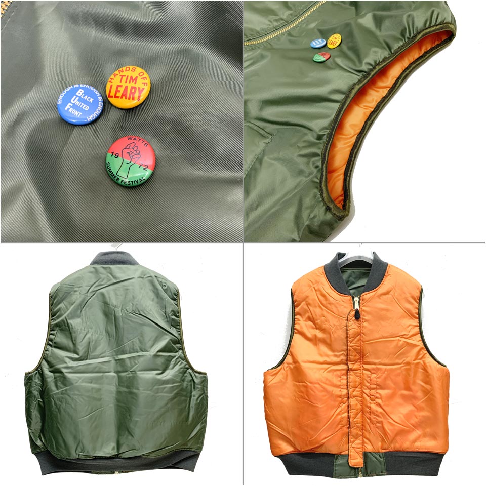 全2色 スリフティルック THRIFTY LOOK ベスト ROTHCO MA-1