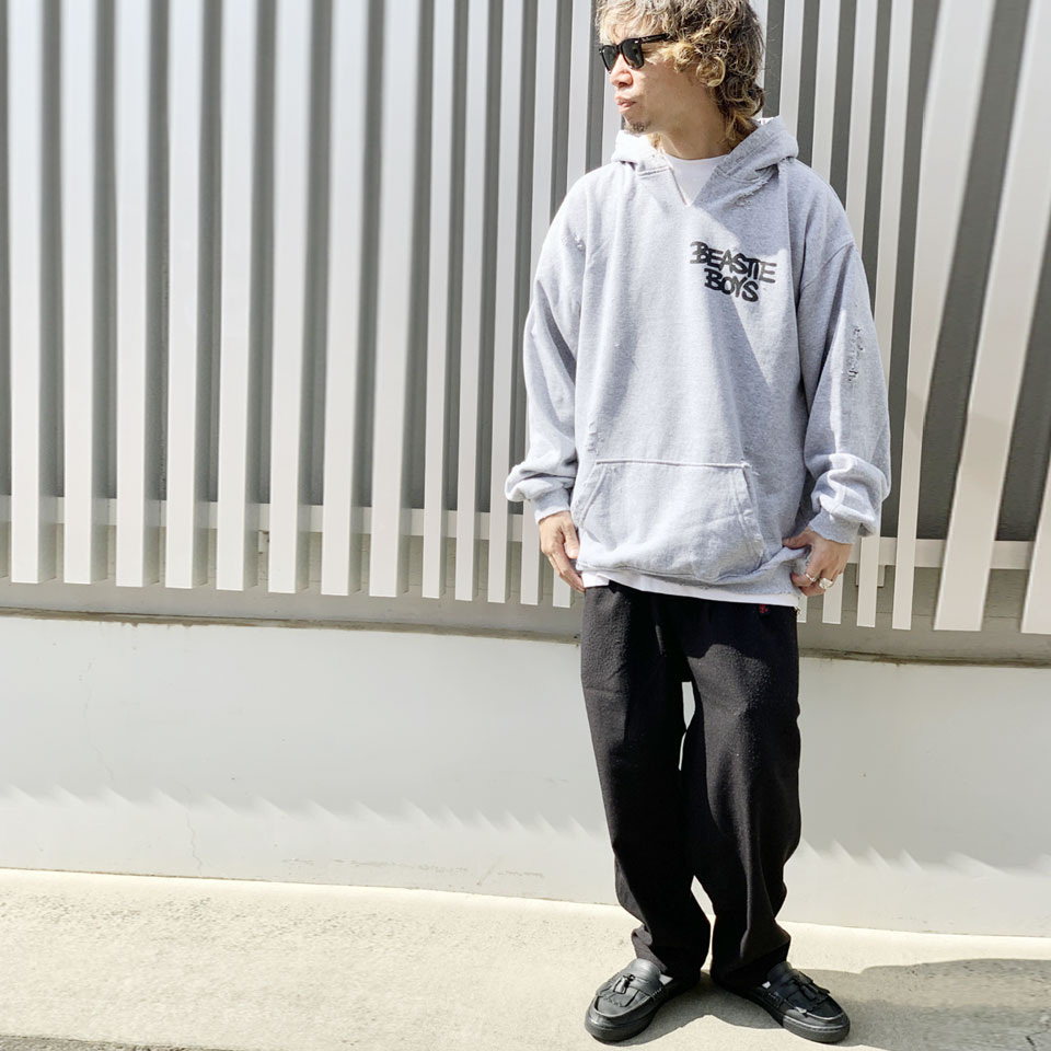 スリフティルック THRIFTY LOOK フーディー パーカー WORN-OUT BAND