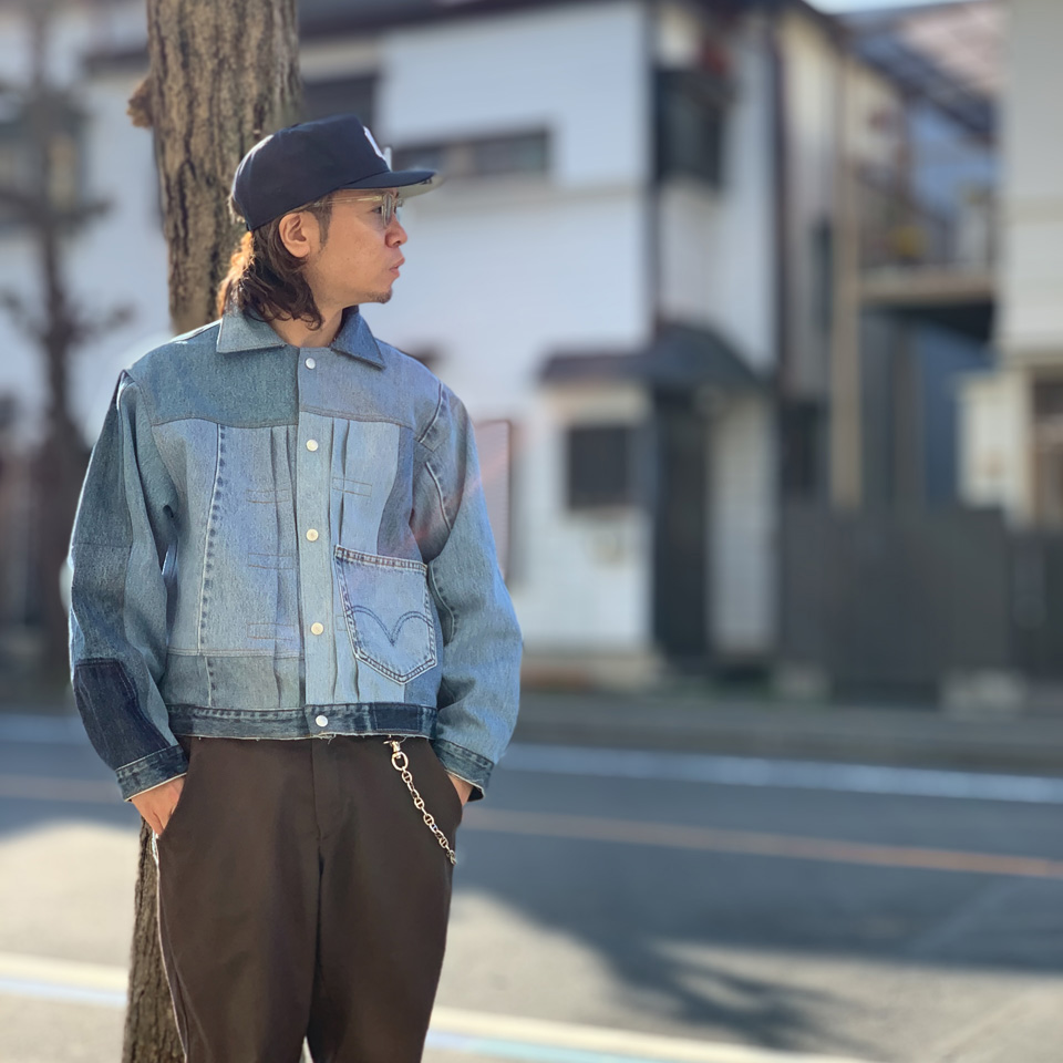 masterkey リメイクデニム ジャケット メンズ