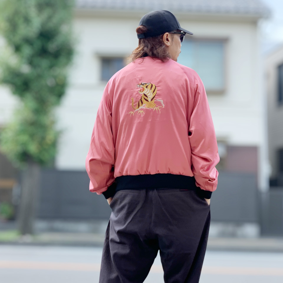 【80s vintage】リバーシブル　ジップブルゾン　WPL 短丈　古着 80s vintage】リバーシブル スイングトップ ウールブルゾン 短丈