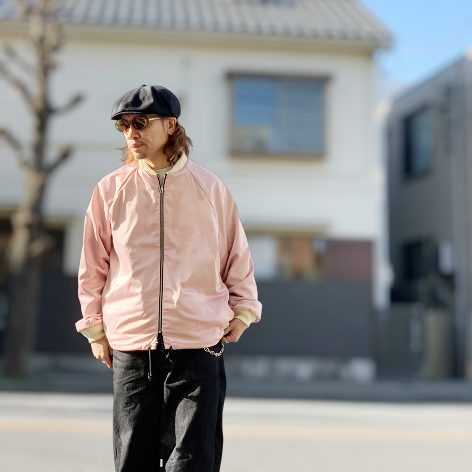 スリフティルック THRIFTY LOOK スーベニアジャケット SNAKE & SKULL