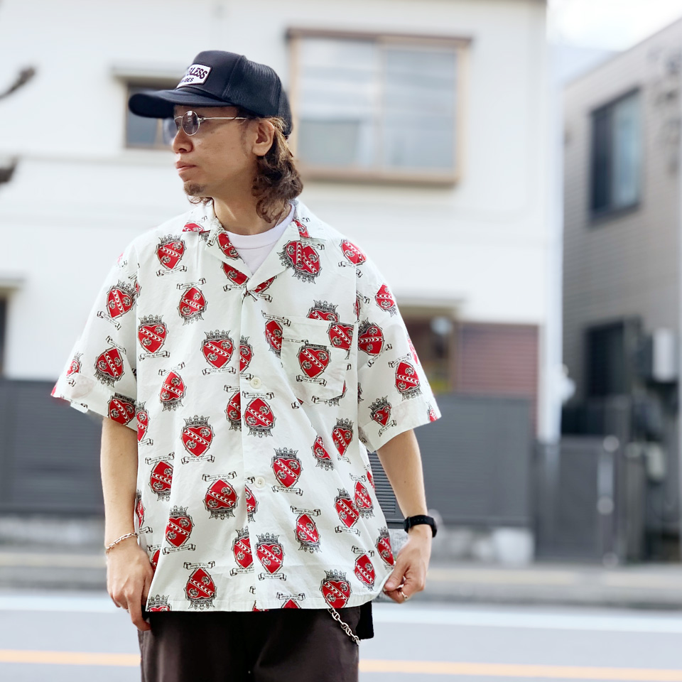 TOWNCRAFT タウンクラフト パジャマジャケット HEART PRINTED