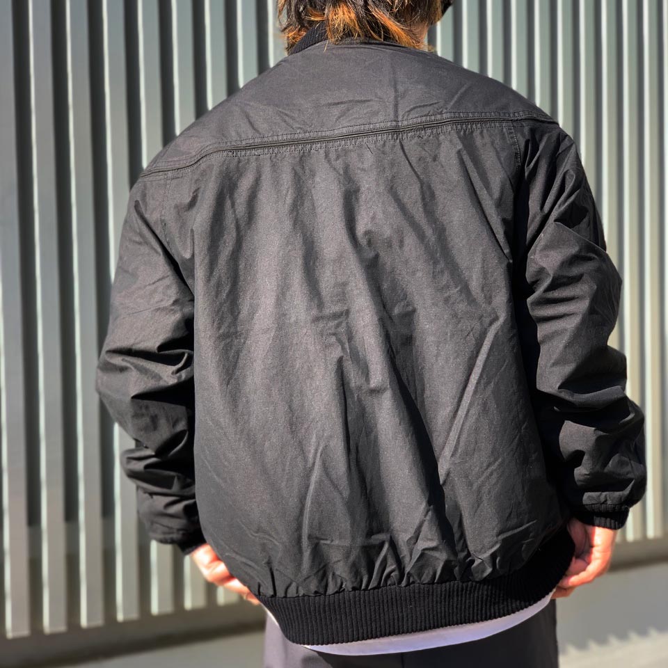 90s WINDBREAKER ブラック カップショルダージャケット ダービー Windbreaker Black Derby Jacket 黒 M ダービージャケット