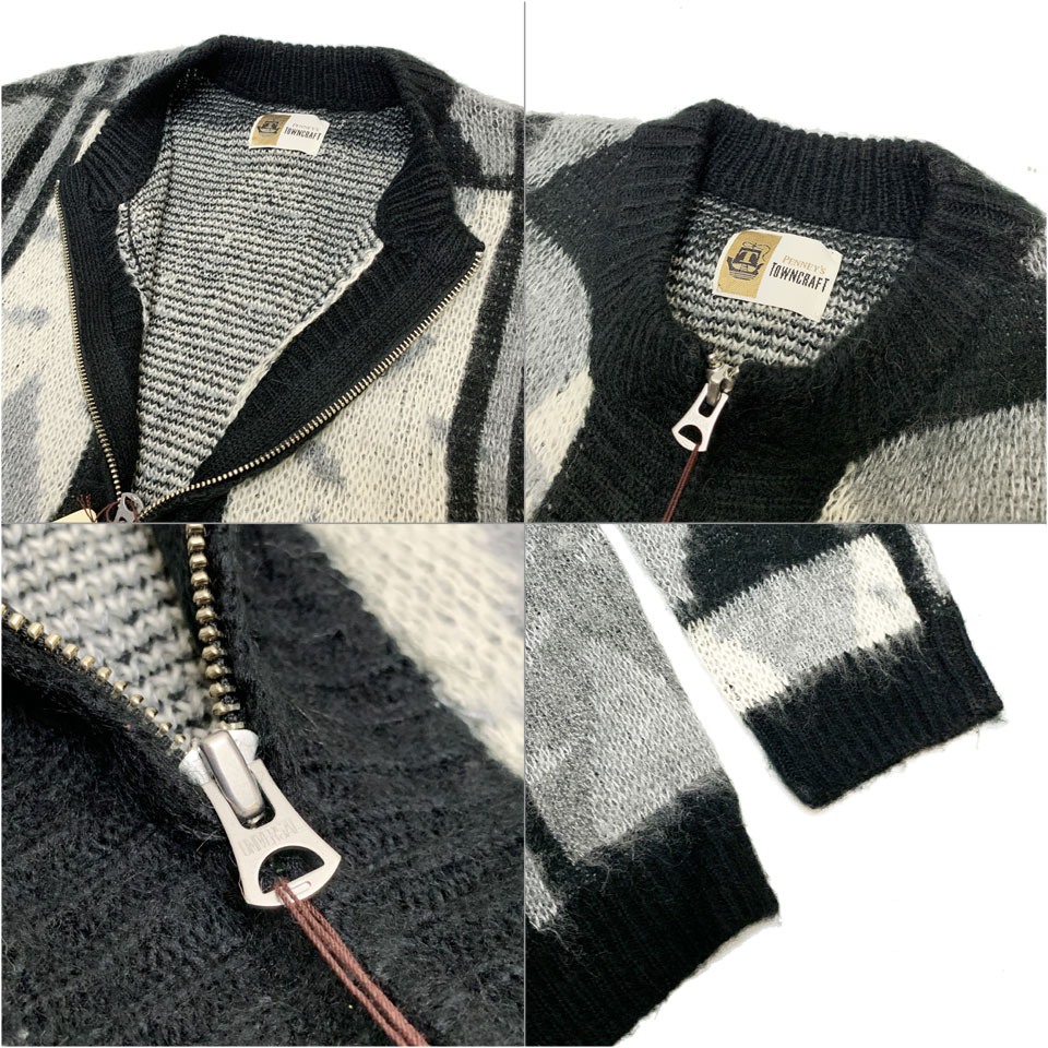 TOWNCRAFT グレー カーディガン　サイズＬ mr-vibes_towncraft2413