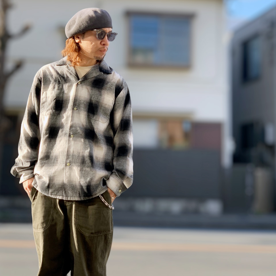 TOWNCRAFT（タウンクラフト） 全2色 オンブレチェックシャツ