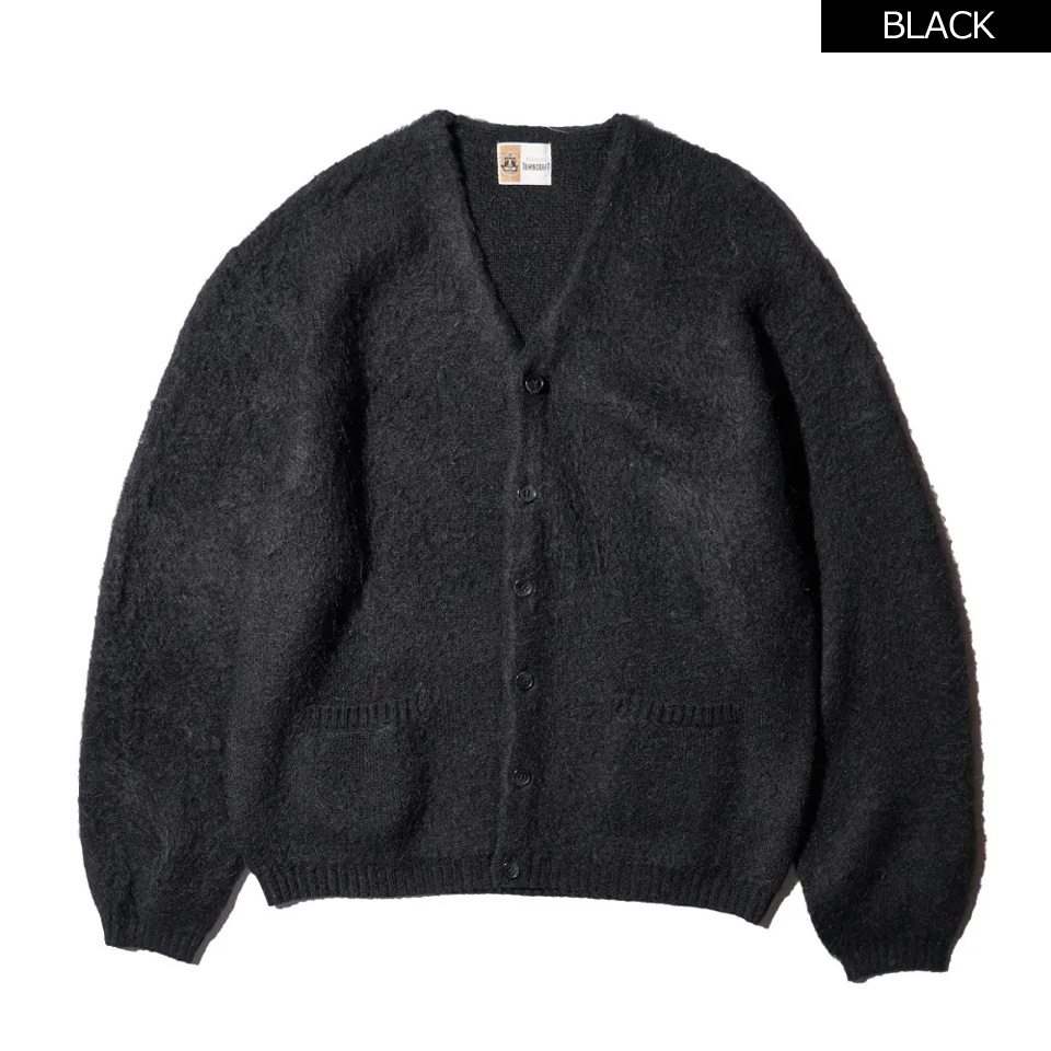 TOWNCRAFT（タウンクラフト） 全3色 シャギーカーディガン MOHAIR