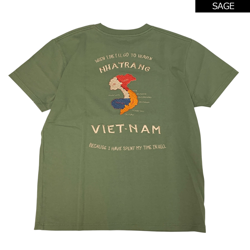 TAILOR TOYO 全2色 テーラー東洋 Tシャツ SUKA T-SHIRT EMBROIDERED