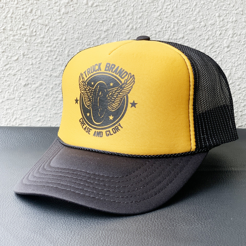 3点セットYellow Trucking Co.企業系トラッカーキャップ TRUCK BRAND（トラックブランド） メッシュキャップ TIRE TRUCKER CAP