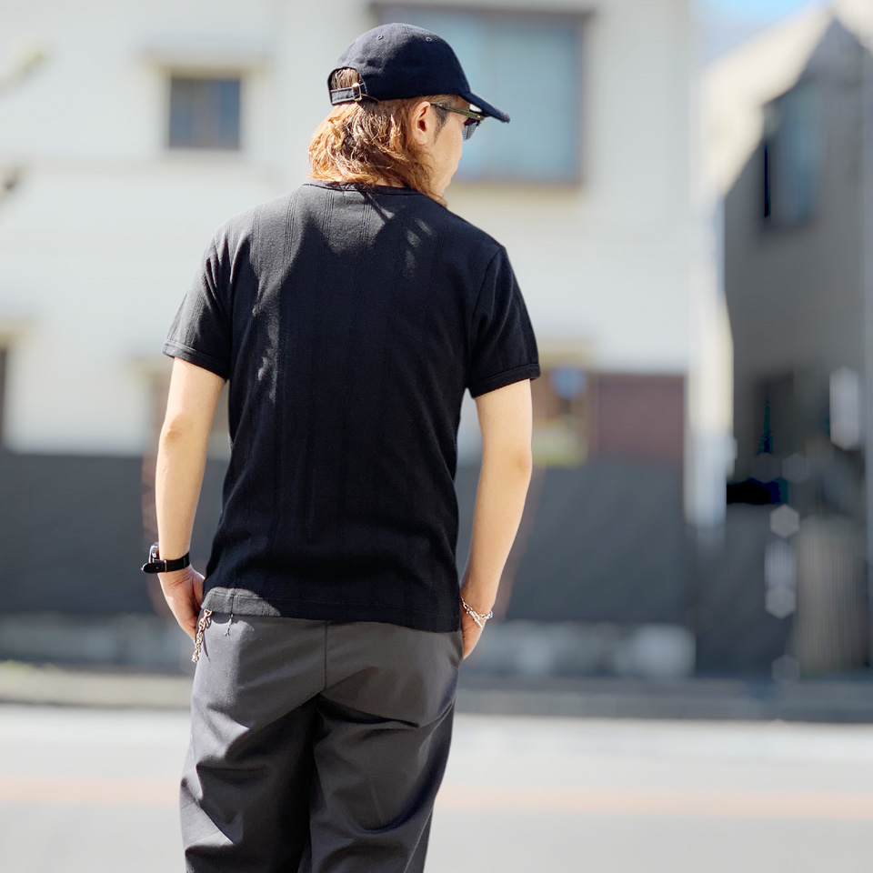 WHITESVILLE 全2色 ホワイツビル ヘンリーネックTシャツ NEEDLE OUT S