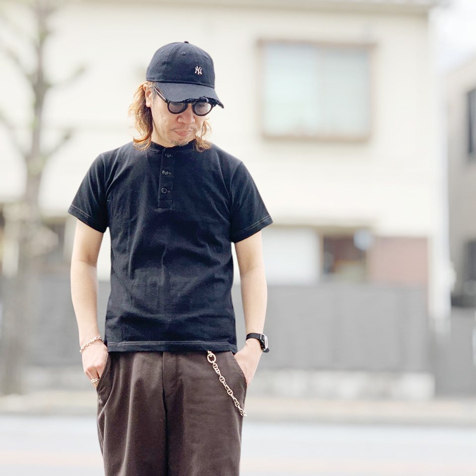 WHITESVILLE 全2色 ホワイツビル ヘンリーネックTシャツ パックTシャツ