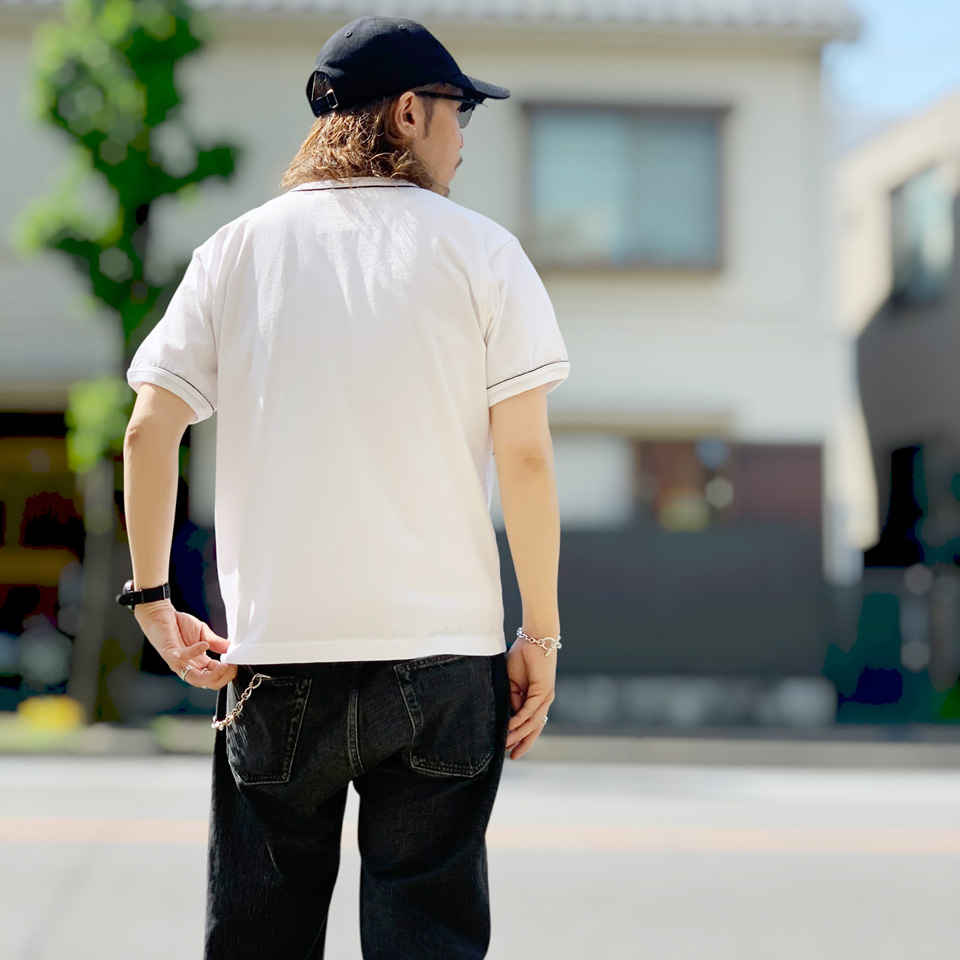WHITESVILLE 全2色 ホワイツビル ヘンリーネックTシャツ S/S HENLEY