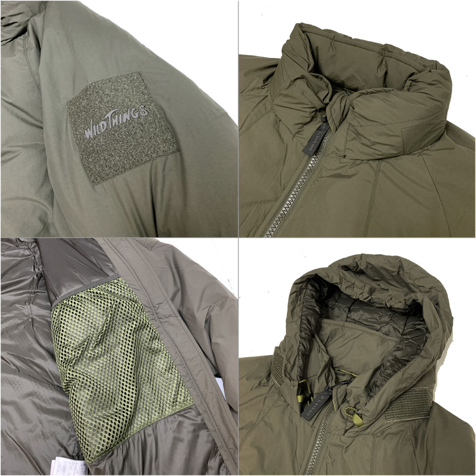 WILD THINGS ナイロンジャケットセットアップ　オリーブ wildthings2411od_03.jpg