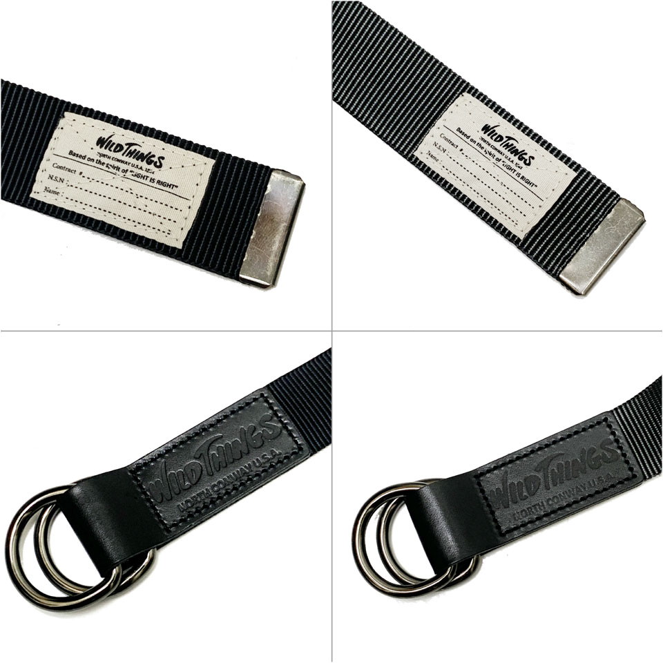 WILD THINGS（ワイルドシングス） ベルト LEATHER COMBI BELT リング