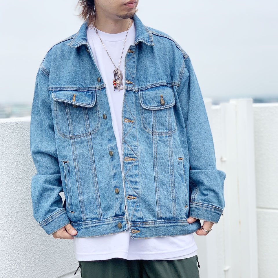 ラングラー WRANGLER デニムジャケット US企画 RUGGED WEAR DENIM JACKET 日本未発売 Gジャン 色落ち  ビンテージウォッシュ