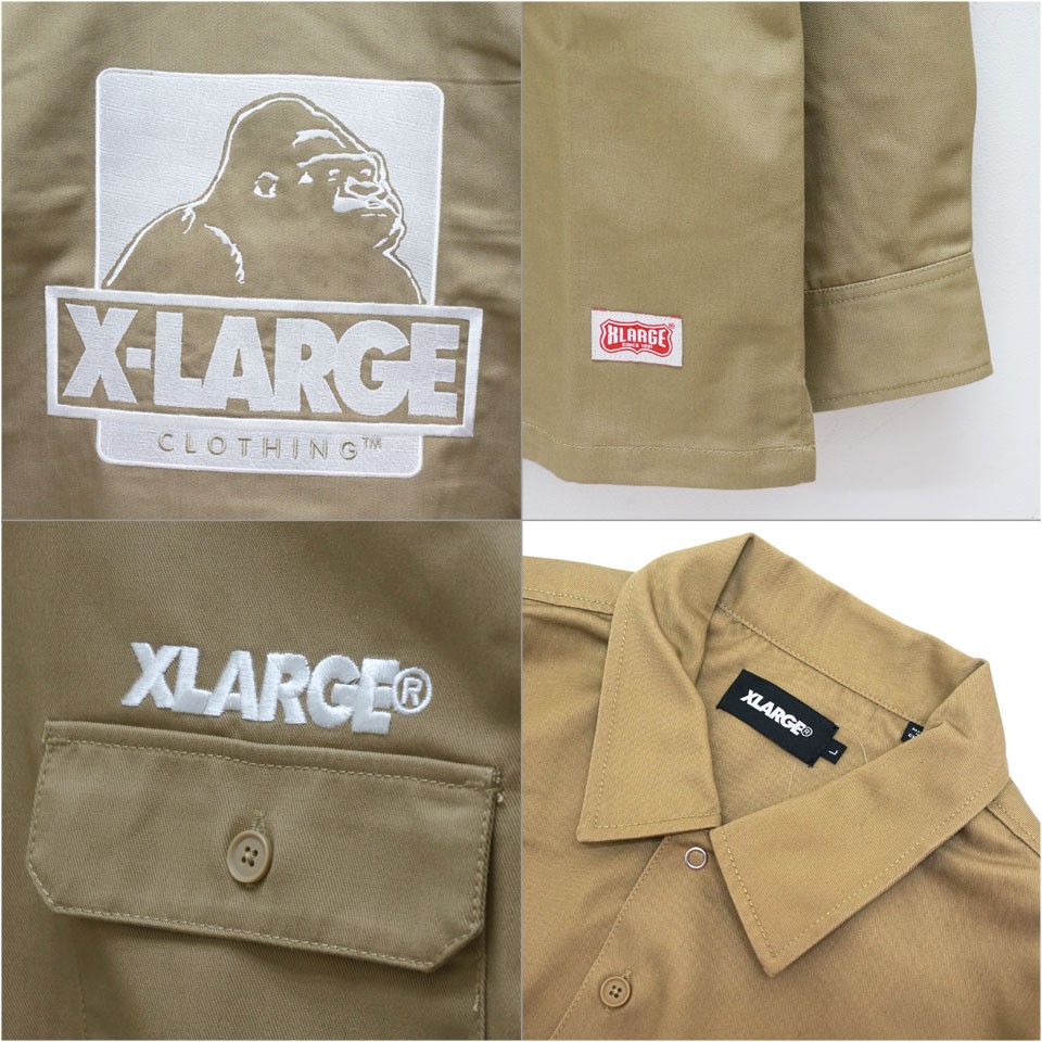 XLARGE（エクストラ ラージ） ワークシャツ L/S OG WORK SHIRT