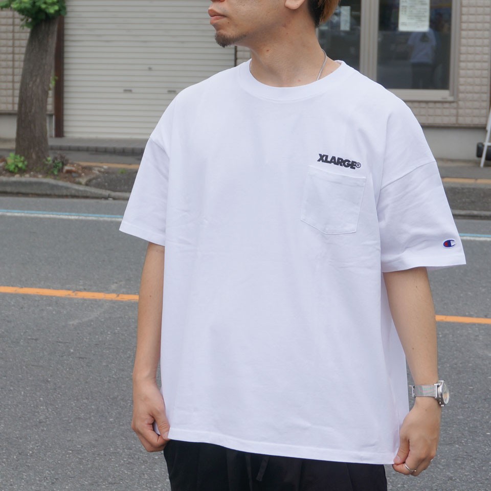 エクストララージ XLARGE Tシャツ CHAMPION POCKET Tee