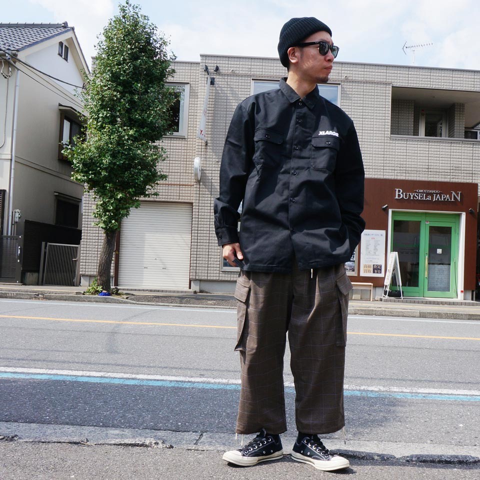 エクストララージ XLARGE ワークシャツ L/S OG WORK SHIRT 長袖